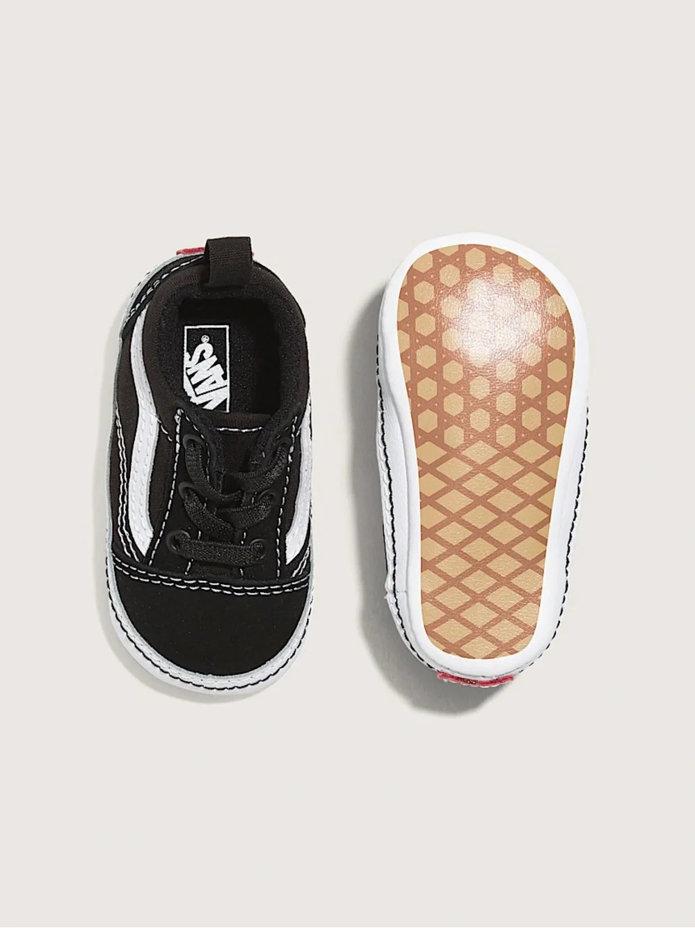 Vans Black & White Baby Old Skool Crib Shoe